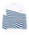 Msgm Logo-print Sweatshirt In Multi