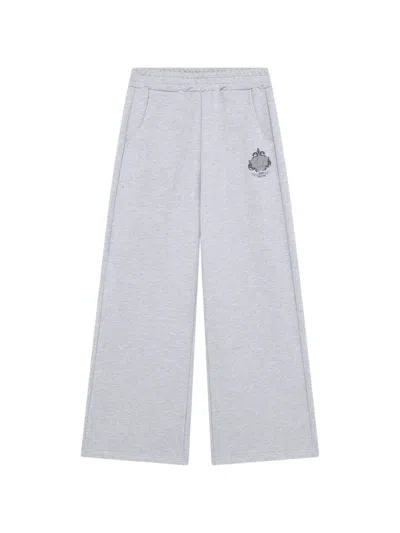 Msgm 로고 프린트 트랙팬츠 In Gray