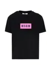 Msgm Logo-print T-shirt In Black