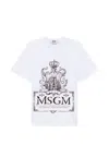 Msgm Logo-print T-shirt In Multi