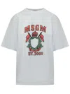 Msgm Logo-print T-shirt In White