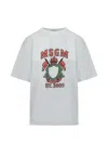 Msgm Logo-print T-shirt In White