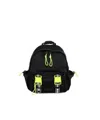 Msgm Logo-strap Backpack In Black