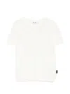 Msgm Logo-tag T-shirt In White