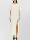 Msgm Long Dress Side Slit