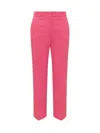 Msgm Woman Pants Fuchsia Size 6 Viscose
