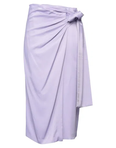 Msgm Long Skirts In Lilac