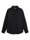 Msgm Long-sleeve Shirt In Black
