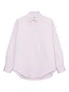 Msgm Long-sleeve Shirt In Pink