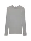 Msgm Long-sleeve Top In Gray