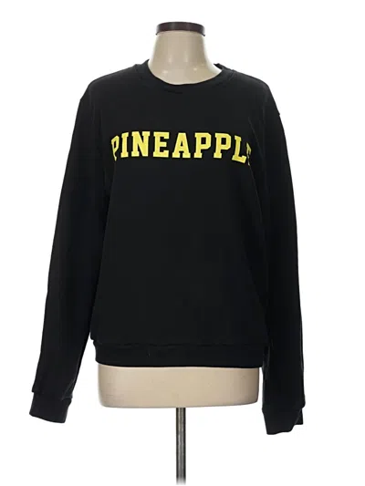 Pre-owned Msgm Long Sleeve T-shirt In Black