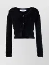 Msgm Long-sleeve V-neck Knitted Cardigan