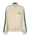 Msgm Long-sleeved Casual Jacket In Nude