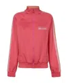 Msgm Long-sleeved Casual Jacket In Red