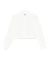 Msgm Long-sleeved Shirt In White