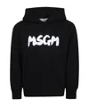 Msgm Long-sleeved Sweater In Black