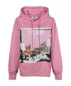 Msgm Long-sleeved Sweater In Pink