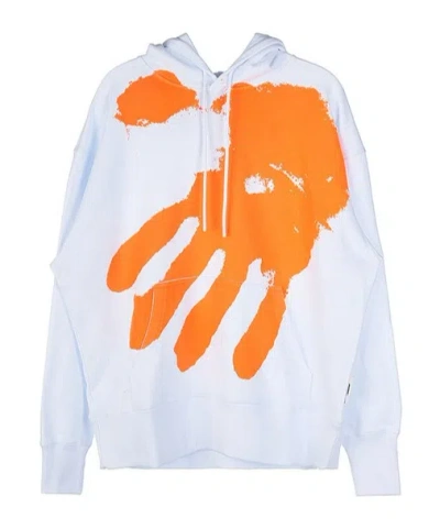 Msgm Long-sleeved Sweater In White