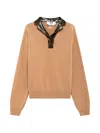 Msgm Langärmeliger Pullover In Brown