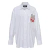 Msgm Luke Edward Hall X  Shirt In White