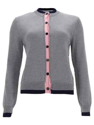 Msgm Luxurious Merino Wool Sweater For Women In Gray
