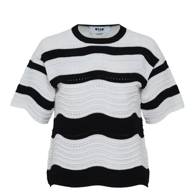 Msgm Maglia Sweater In Multi