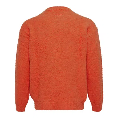 Msgm Maglia Sweatshirt Jumper In Orange