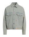 Msgm Man Denim Outerwear Blue Size 40 Cotton In Blue
