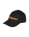 Msgm Slogan-embroidered Twill Baseball Cap In Black