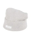 Msgm Man Hat Light Grey Size Onesize Merino Wool, Acrylic