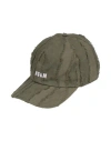 Msgm Man Hat Military Green Size Onesize Cotton In Green