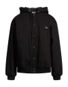 Msgm Man Jacket Black Size 38 Cotton In Black