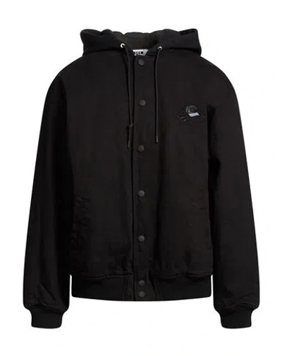 Msgm Man Jacket Black Size 38 Cotton