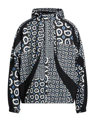 Msgm Man Jacket Black Size 38 Polyester