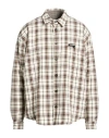Msgm Man Jacket Off White Size 40 Polyester, Viscose, Elastane In White