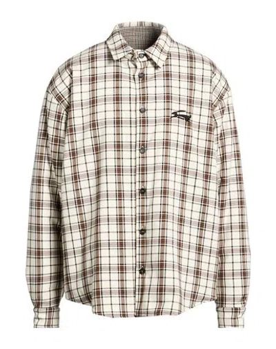 Msgm Man Jacket Off White Size 40 Polyester, Viscose, Elastane