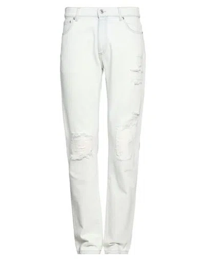 Msgm Man Jeans Blue Size 30 Cotton