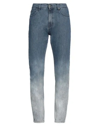 Msgm Man Jeans Blue Size 38 Cotton
