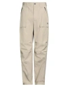 Msgm Man Pants Beige Size 34 Cotton In Neutral
