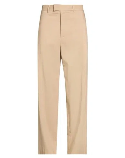 Msgm Man Pants Beige Size 34 Viscose, Polyester, Elastane In Neutral