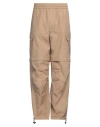 Msgm Man Pants Beige Size 38 Cotton In Beige