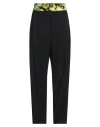Msgm Man Pants Black Size 32 Virgin Wool, Elastane In Black
