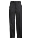 Msgm Man Pants Black Size 34 Wool In Black