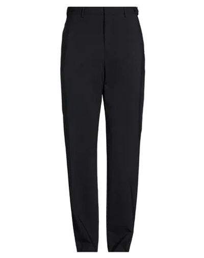 Msgm Man Pants Black Size 38 Virgin Wool, Elastane
