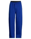 Msgm Man Pants Bright Blue Size L Cotton