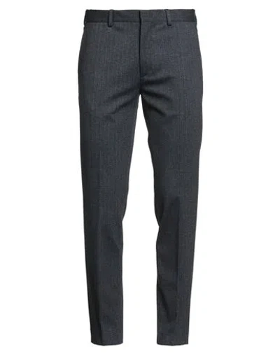 Msgm Man Pants Charcoal Size 34 Polyester, Viscose, Elastane
