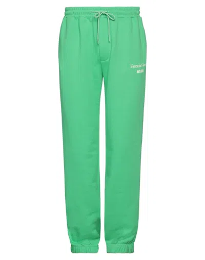 Msgm Pants In Green
