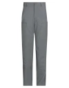 Msgm Man Pants Grey Size 32 Virgin Wool, Elastane In Grey