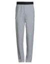 Msgm Man Pants Grey Size 32 Virgin Wool, Elastane In Gray