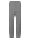 Msgm Man Pants Grey Size 38 Virgin Wool, Elastane